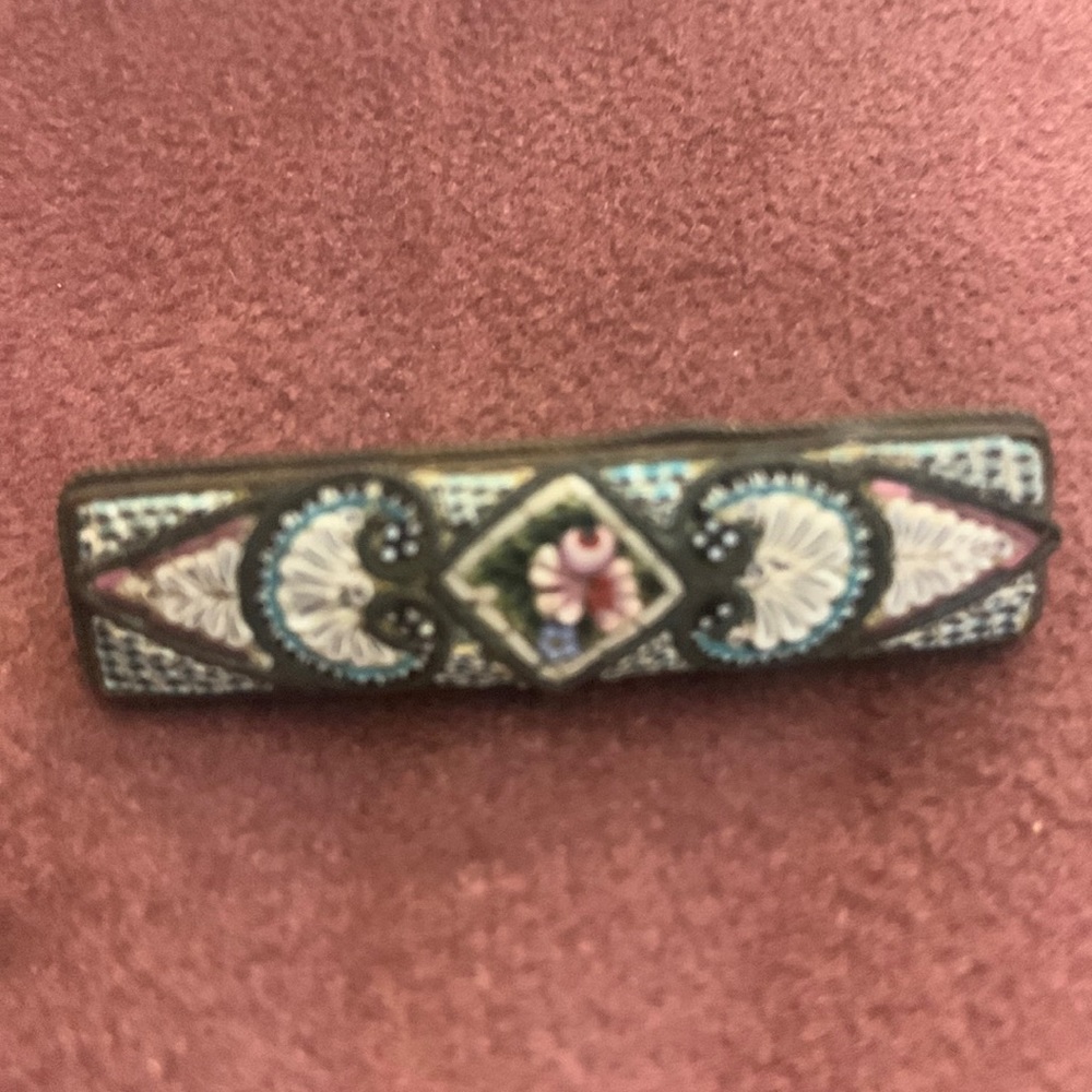 Italian mosaic brooch/Pin